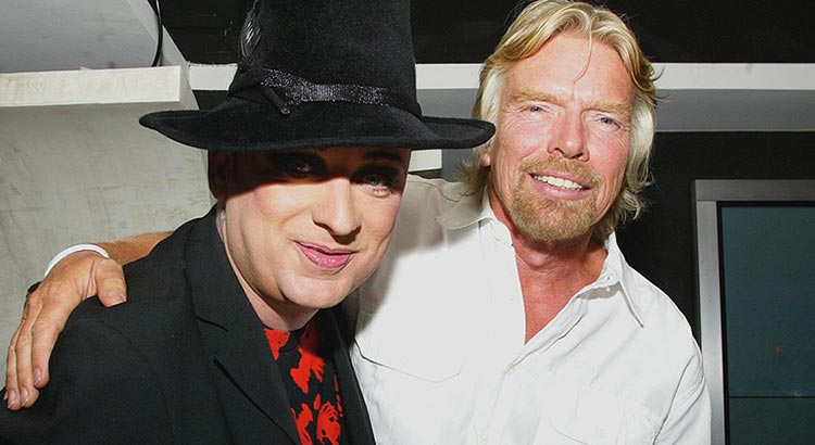 Branson e Boy George